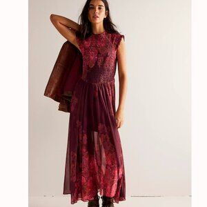 Free People Heaven Sent Floral Maxi Dress